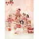 Mademoiselle Pearl Strawberry Cutsew Cardigan Blouses Skirt JSKs and OPs(Reservation/Full Payment Without Shipping)